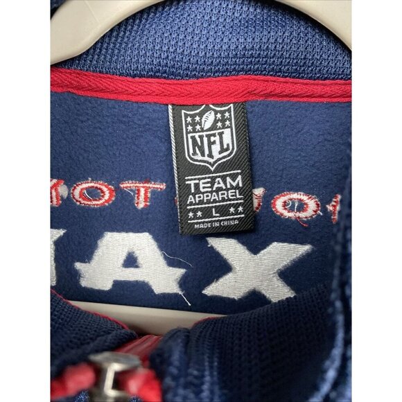 NWT Houston Texans Waffle Knit Quarter Zip Pullover Mens NFL Team Apparel Unisex - Picture 6 of 10